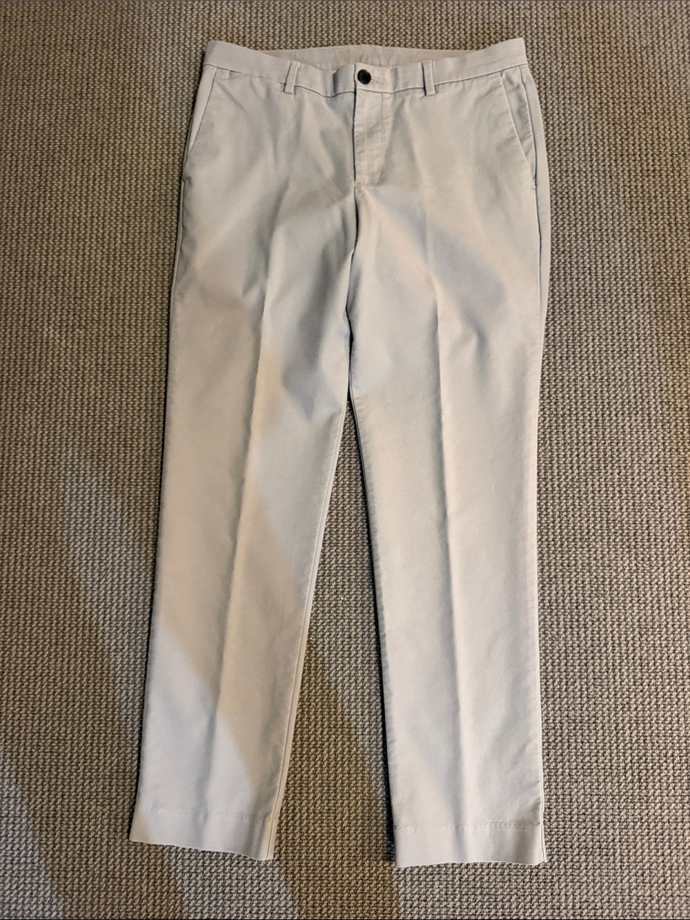 Calvin Klein Light Gray Straight Fit Chinos 32x30